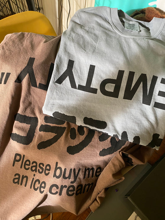 Empty Ice cream x Ratatatatata (Brown)